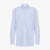 Poplin Shirt Goose Embroidery