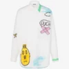 Printed cotton poplin shirt