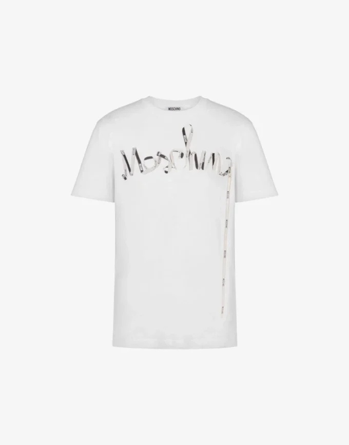 Printed organic cotton jersey T-shirt