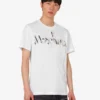 Printed organic cotton jersey T-shirt