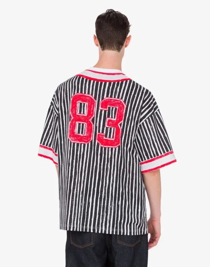 Printed organic cotton jersey T-shirt
