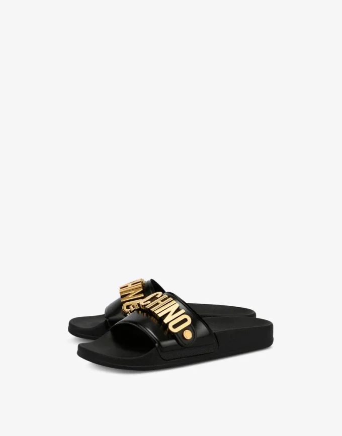 PVC sandal slide with Lettering logo
