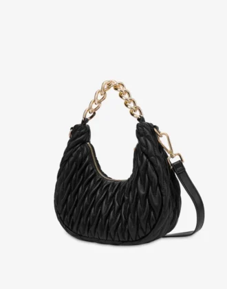 Quilted hobo bag