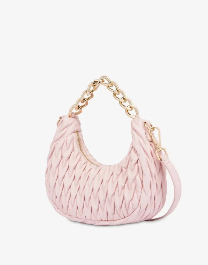 Quilted hobo bag