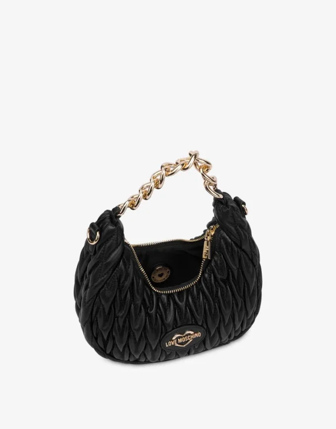 Quilted hobo bag