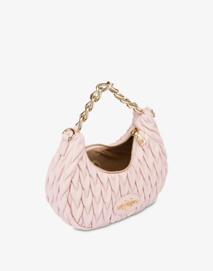 Quilted hobo bag