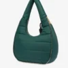 Quilted nylon hobo bag