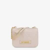 Quilted shoulder bag with logo