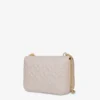 Quilted shoulder bag with logo