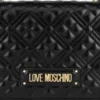 Quilted shoulder bag with logo