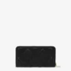 Quilted zip-around wallet