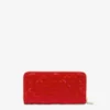 Quilted zip-around wallet
