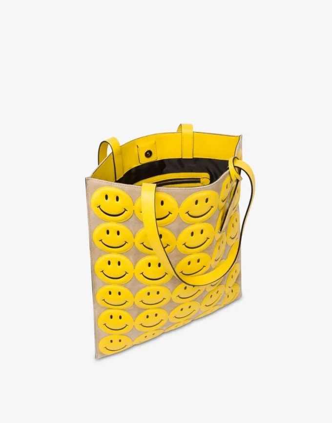 Shopper in suede Allover Smiley®