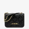 Shoulder bag of eco leather with logo