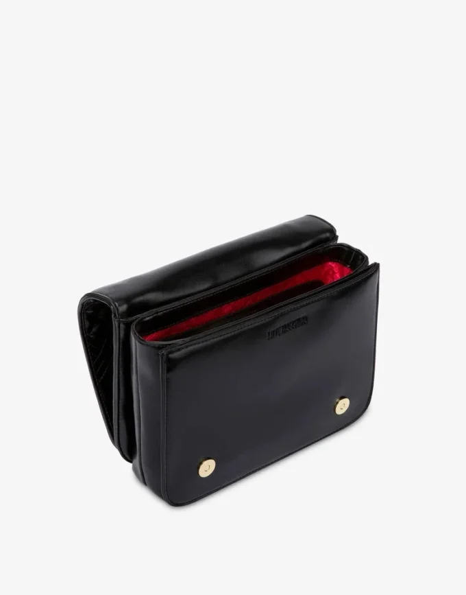 Shoulder bag of eco leather with logo