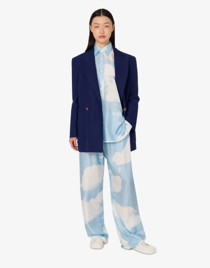 Cotton shantung jacket Laurel Crown