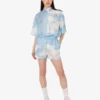 Silk twill shorts Archive Clouds
