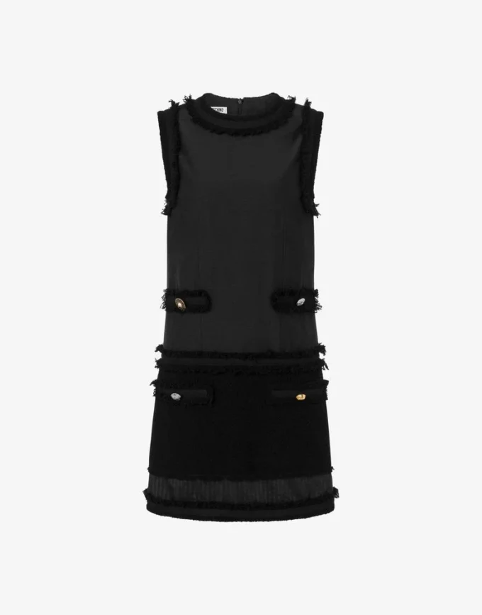 Stretch bouclé dress