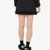Stretch bouclé miniskirt