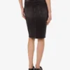 Stretch cotton denim skirt