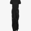 Stretch cotton poplin dress