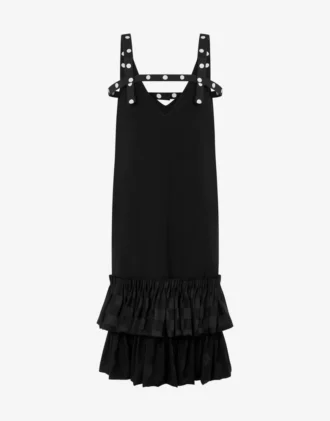 Stretch crepe dress