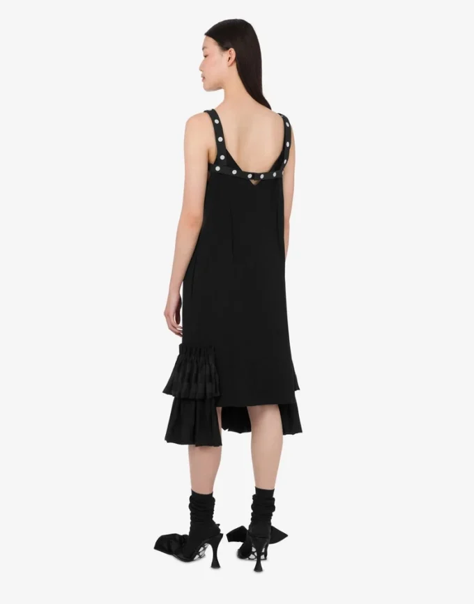 Stretch crepe dress