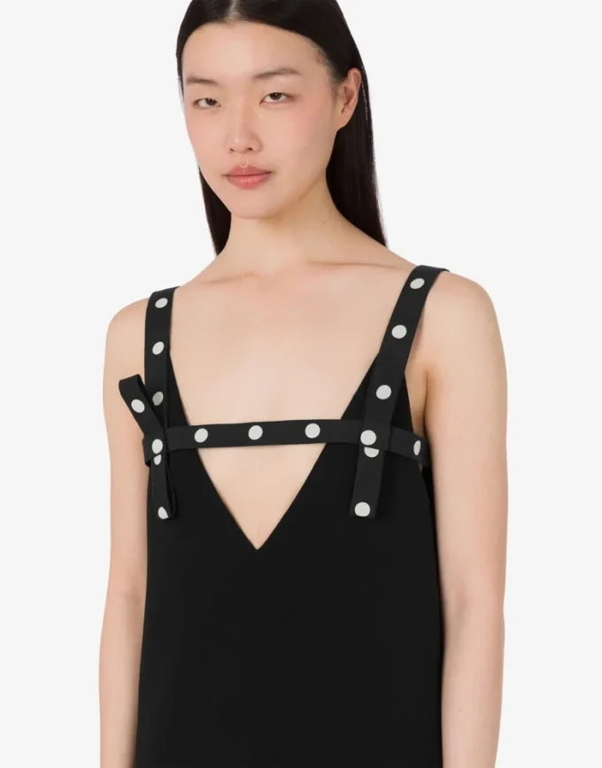 Stretch crepe dress