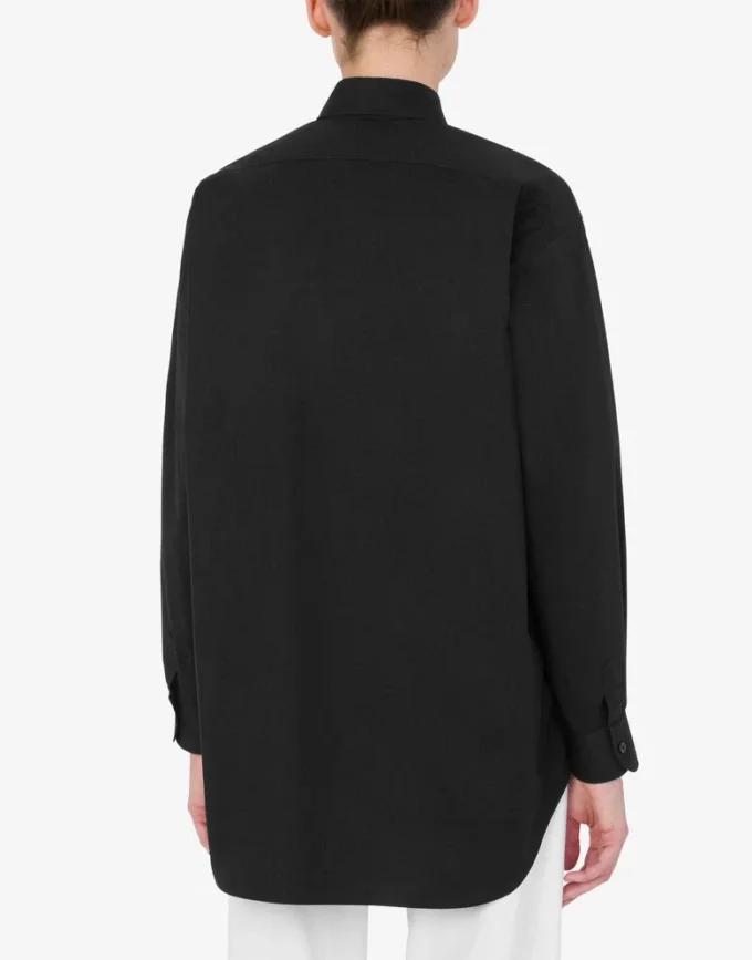 Stretch poplin shirt