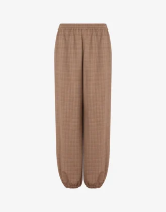 Stretch wool blend cloth pants