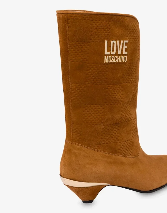 Suede ankle boots