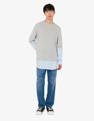 Wool and cashmere blend pullover