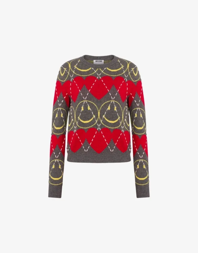 Wool blend pullover Smiley®