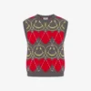 Wool blend sleeveless sweater Smiley®