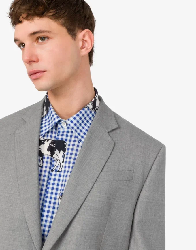 Wool canvas jacket