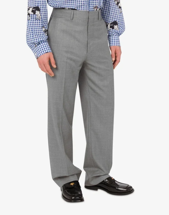 Wool canvas pants