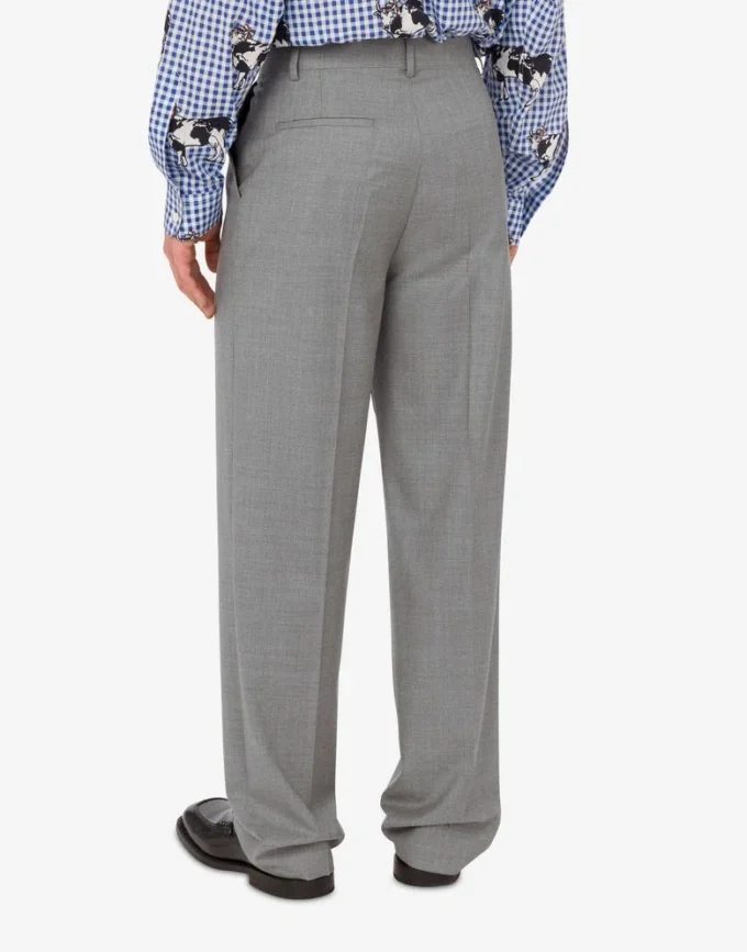 Wool canvas pants