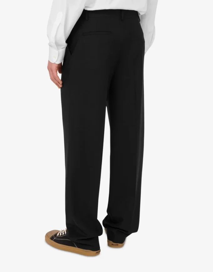 Wool canvas pants