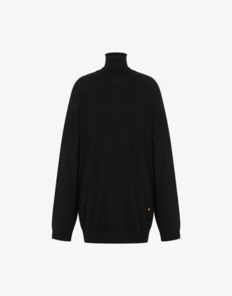 Wool sweater with cut-out Golden M